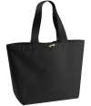 W855 Westford Mill EarthAware® Organic Marina Tote XL Bag Black colour image